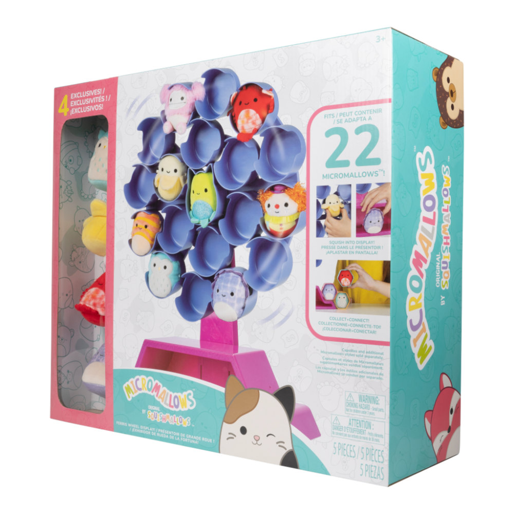 Squishmallows-MM SQUISHMALLOWS Micromallows Play & Display - Kolotoč