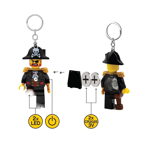 LEGO LED Lite LEGO Iconic Kapitán Brickbeard svítící figurka (HT)