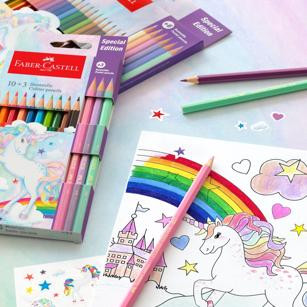 FABER-CASTELL Sada pastelek Faber-Castell Colour Classic 18+6 Pastel - Jednorožec