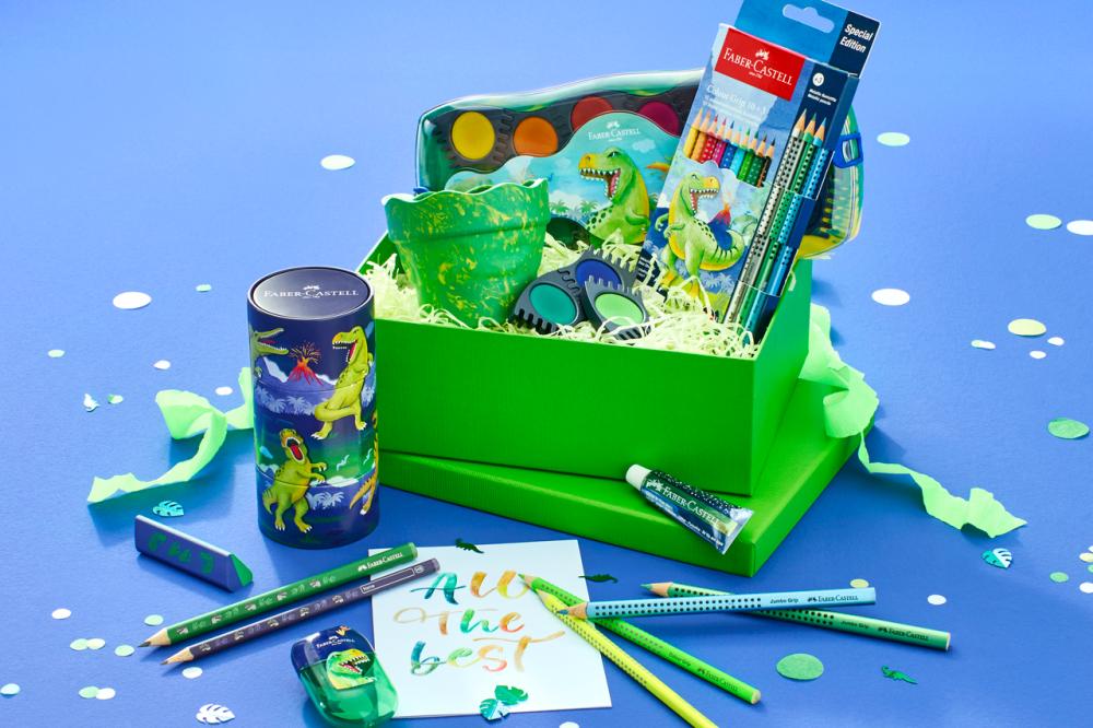 FABER-CASTELL Bezprašná pryž a pryž bez PVC - Dino