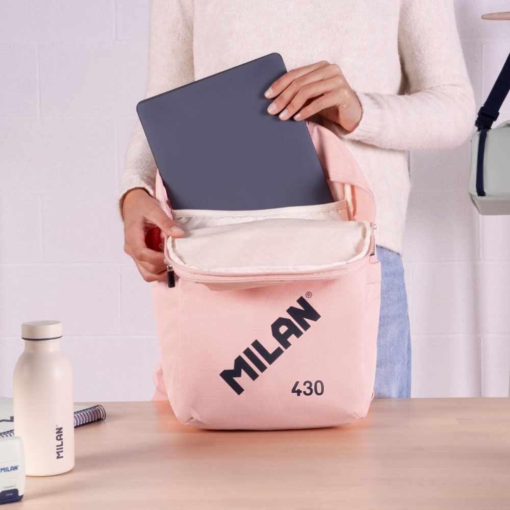 MILAN Batoh do města MILAN 430 (15 L) - růžový