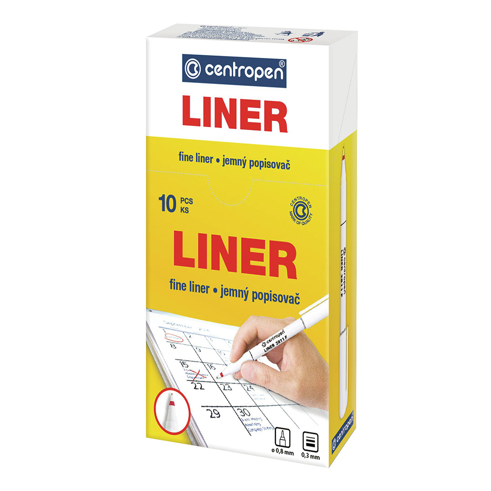CENTROPEN Liner CENTROPEN 2811 - modrý 0,3 mm