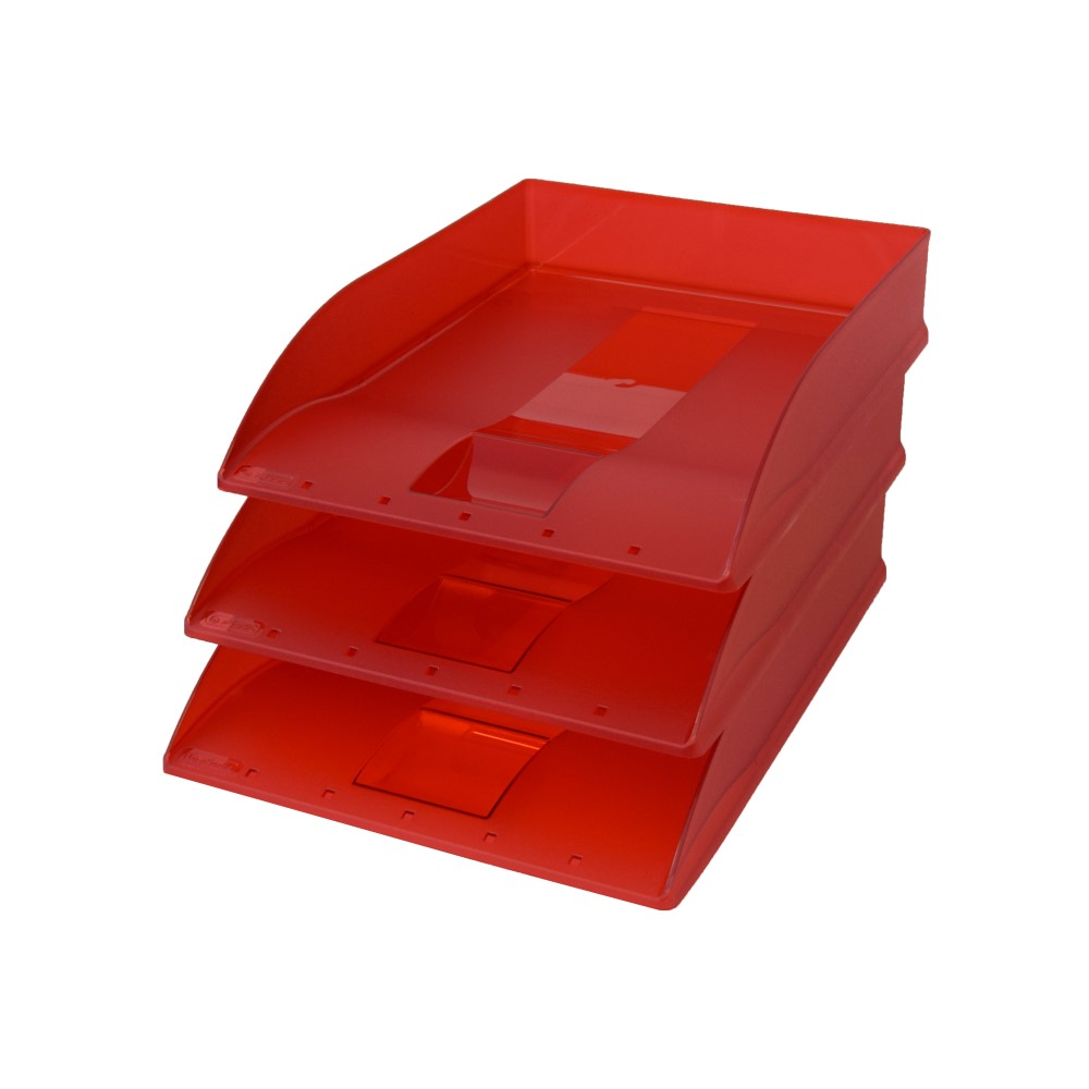 HERLITZ Zásuvka odkládací - Classic červená - transparent.