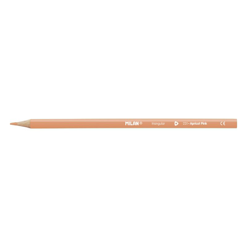 MILAN Pastelky MILAN Ergo Grip trojhranné, Nude