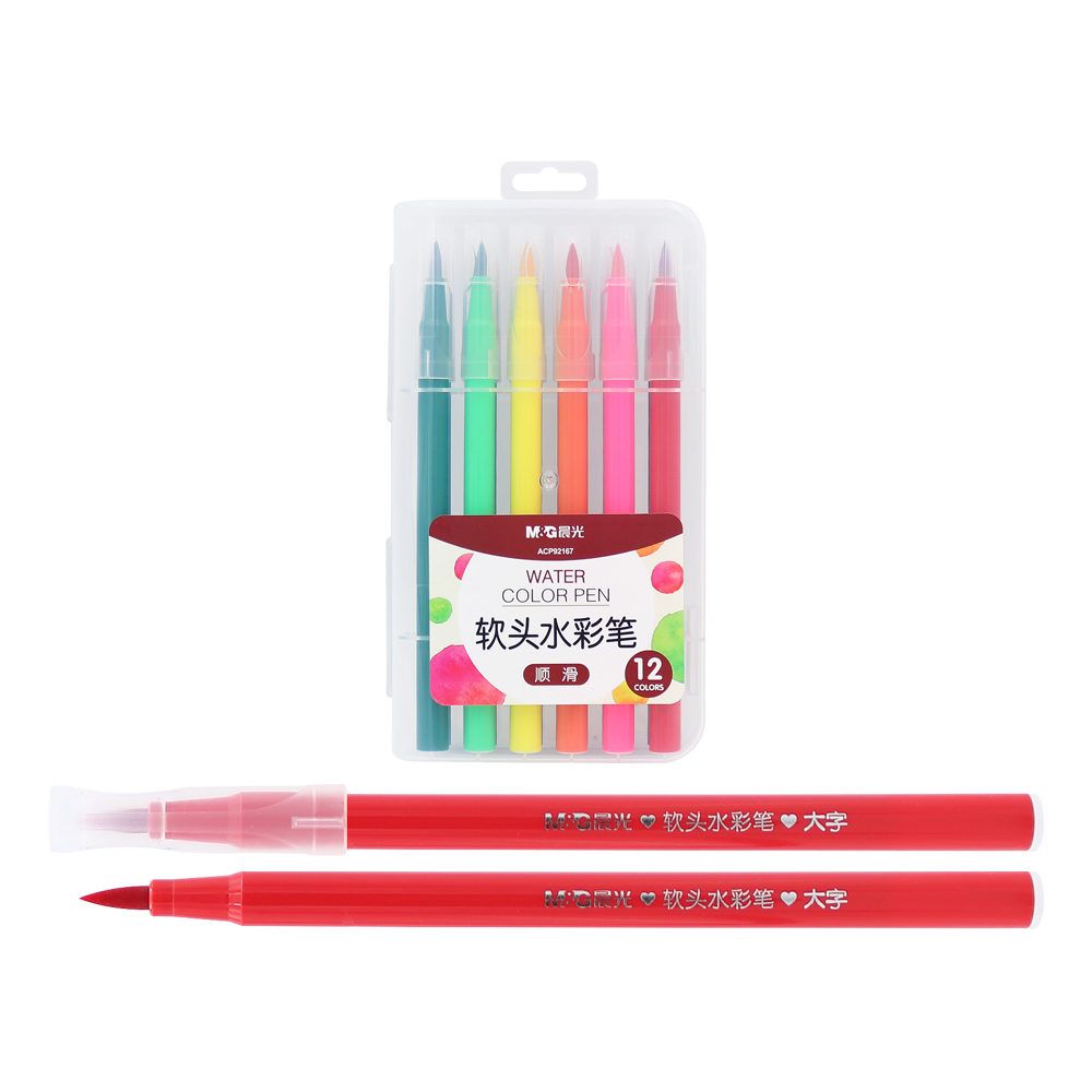 M&G Fixy štětečkový M&G Watercolor - sada 12 ks