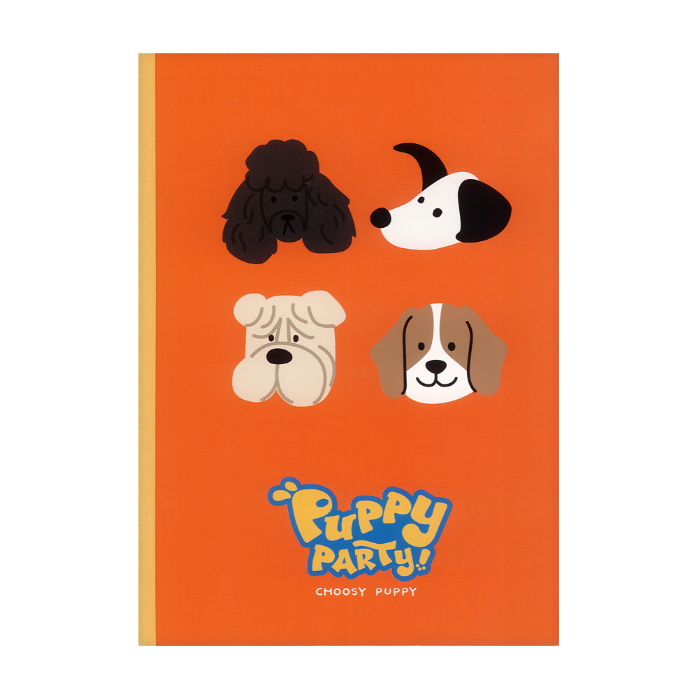 M&G Sešit linkovaný B5 M&G Puppy Party! (4 designy)