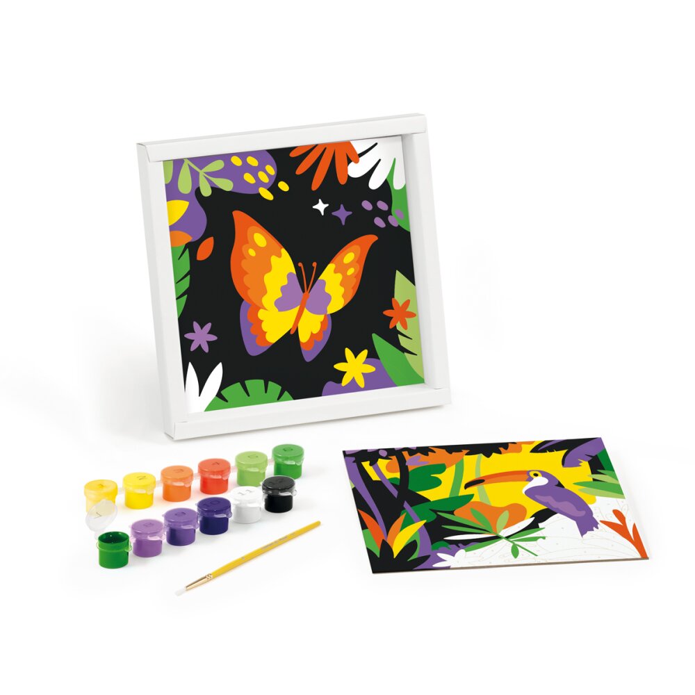 MAPED Maped Creativ Kreativní sada Malování podle čísel - tukan a motýl