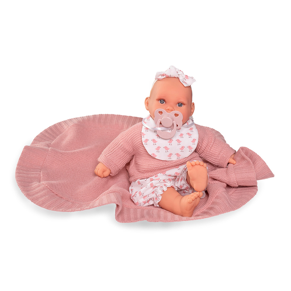 MUNECAS ANTONIO JUAN Panenka Kika s čelenkou 27 cm, se zvukem