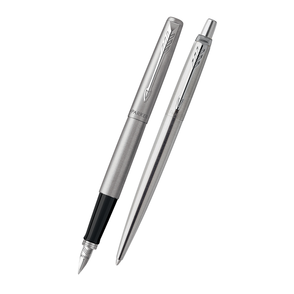 PARKER Parker Jotter Stainless Steel CT - sada plnicí pero a kuličkové pero