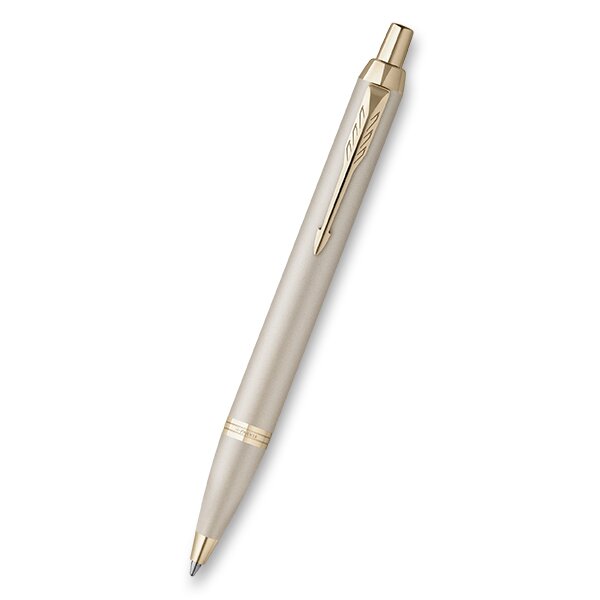 PARKER Pero kuličkové Parker IM Monochrome Champagne + šedý zápisník