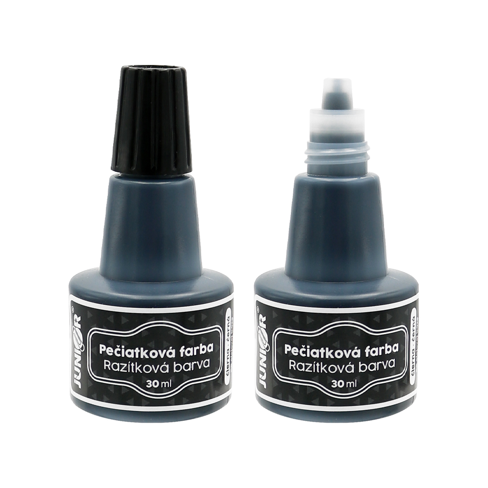 JUNIOR Razítková barva 30 ml - černá