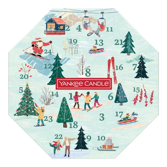 Yankee Candle Vánoční set 25 Adventní kalendář - Věnec