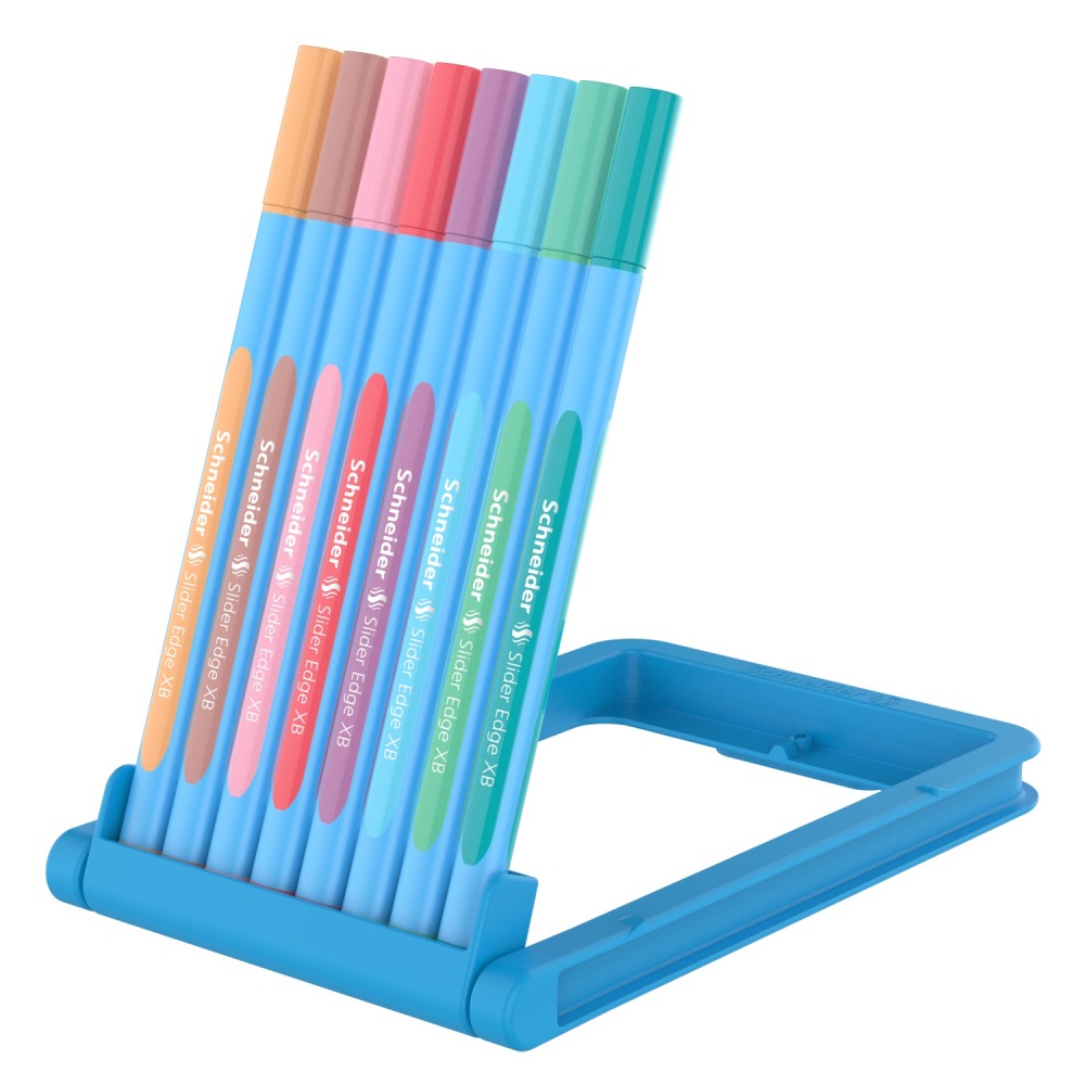 SCHNEIDER Kuličkové pero Schneider Slider Edge XB Pastel - sada 8 kusů