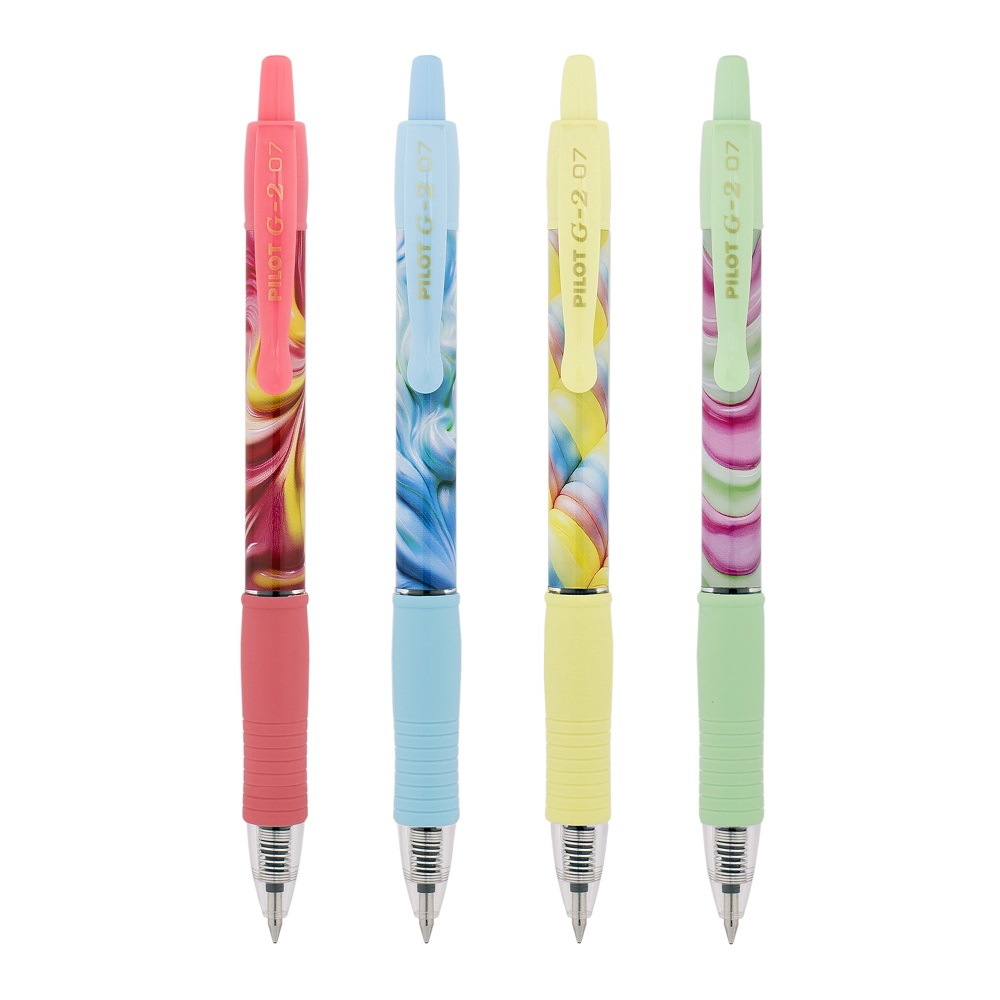 PILOT Roller gelový PILOT G-2 Flow 0,7 mm, žlutý - černá náplň