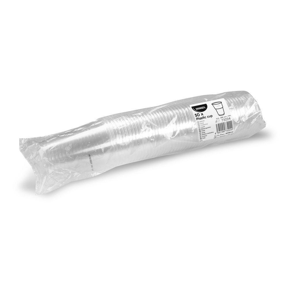 WIMEX Kelímek průhledný 0,4 l (PP) 50 ks