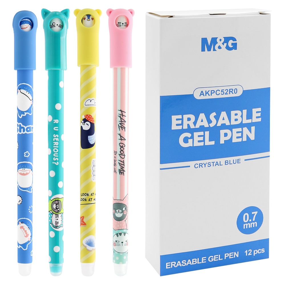 M&G Prezentační stojan M&G Pero gelové /gumovací iErase Fun (192 ks) modrá náplň