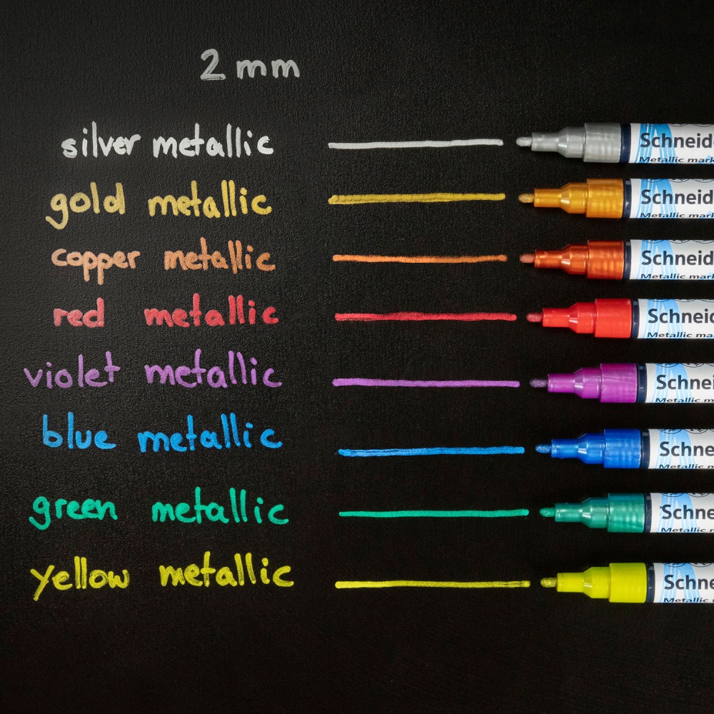 SCHNEIDER Popisovač Schneider Paint-It 011 hrot 2 mm - metalická zlatá