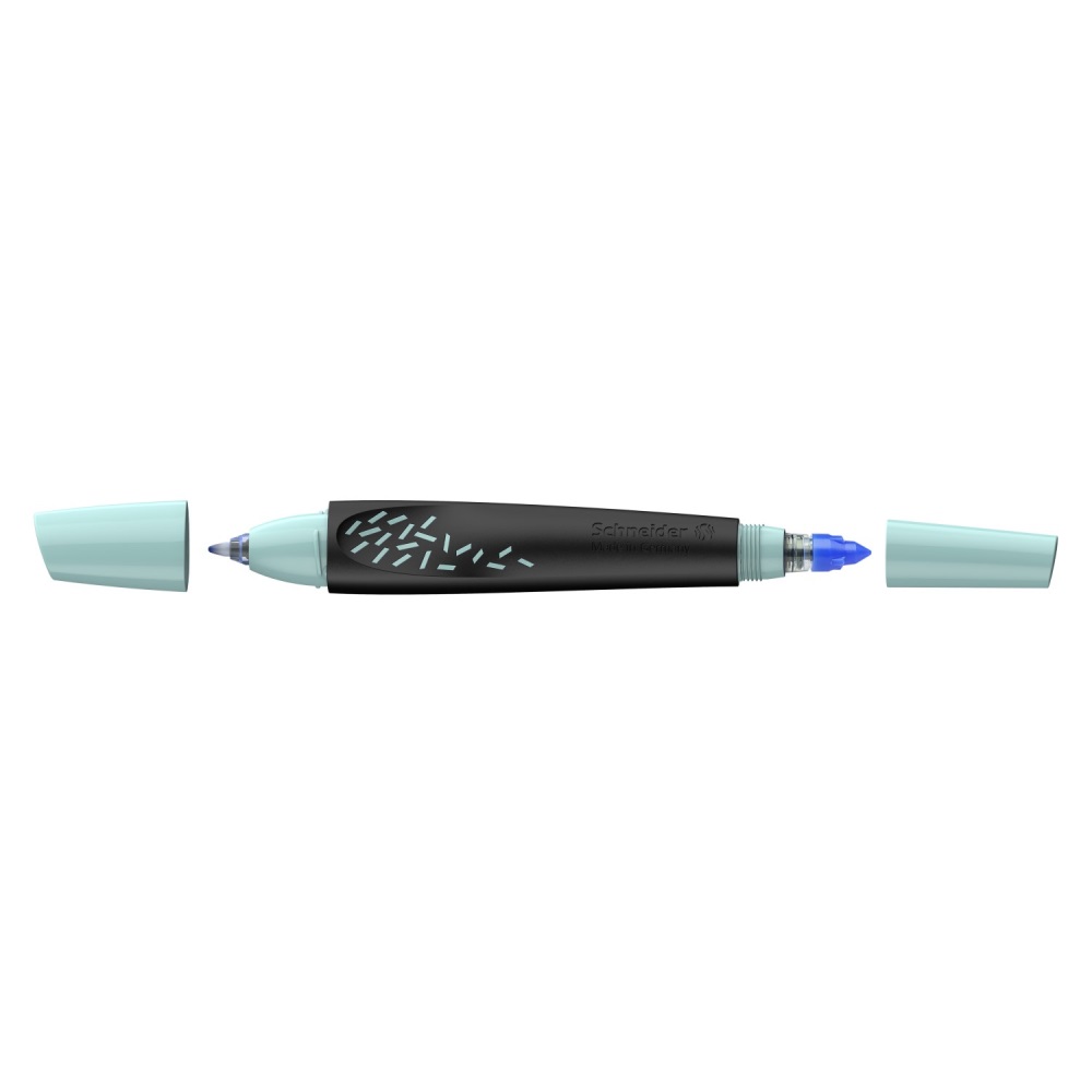 SCHNEIDER Roller bombičkový Schneider Breeze Black-mint - modrá náplň