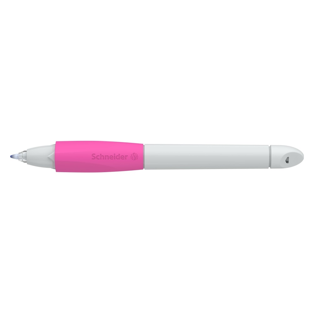 SCHNEIDER Roller bombičkový Schneider Base Ball light grey-pink - modrá náplň