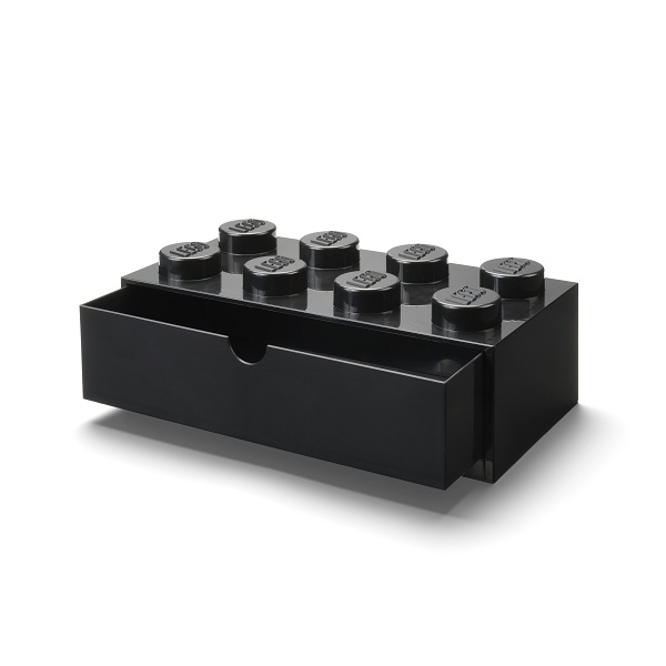 LEGO Storage LEGO stolní box 8 se zásuvkou - černá