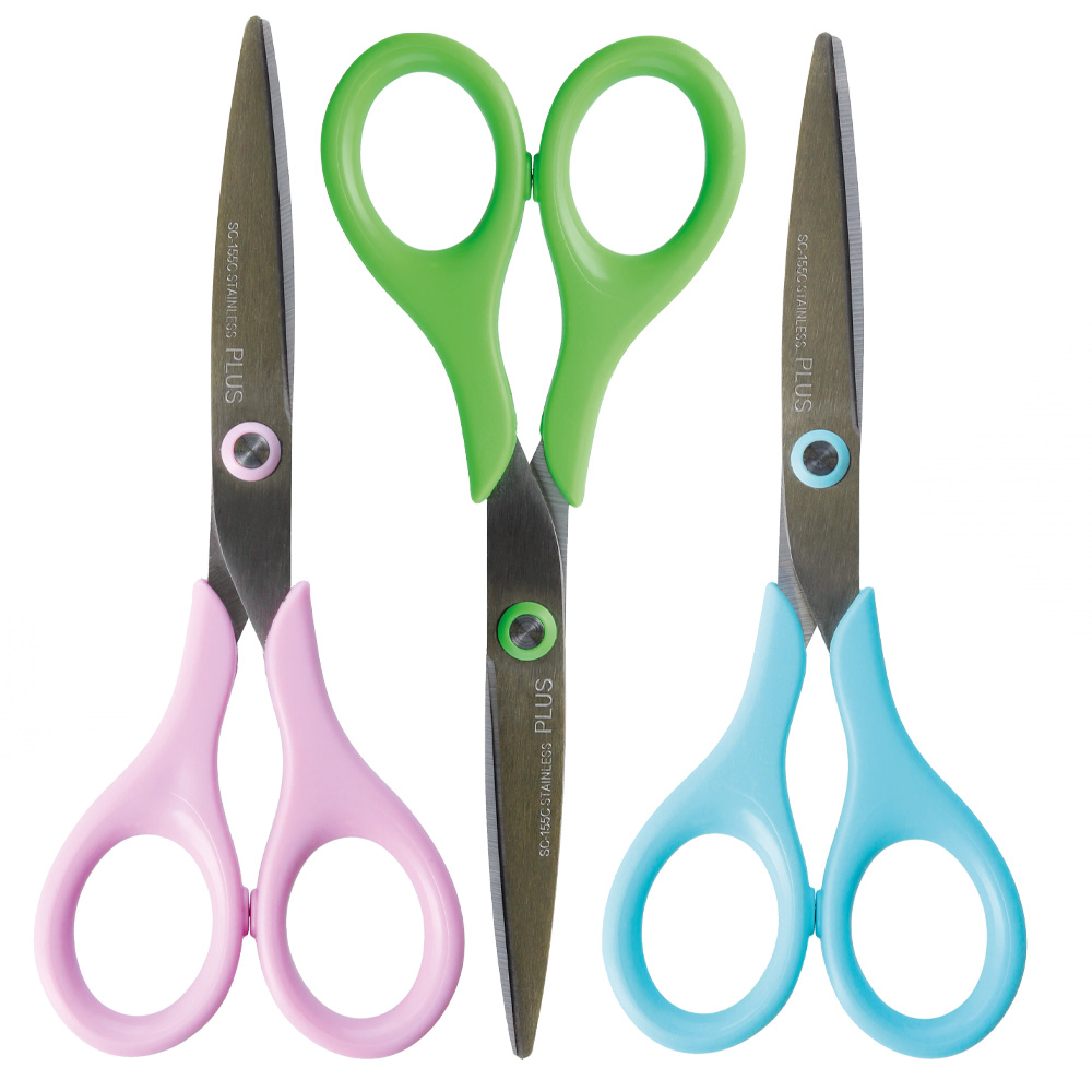 PLUS JAPAN Nůžky PLUS SC-155C-DP školní 6"/15,5 cm