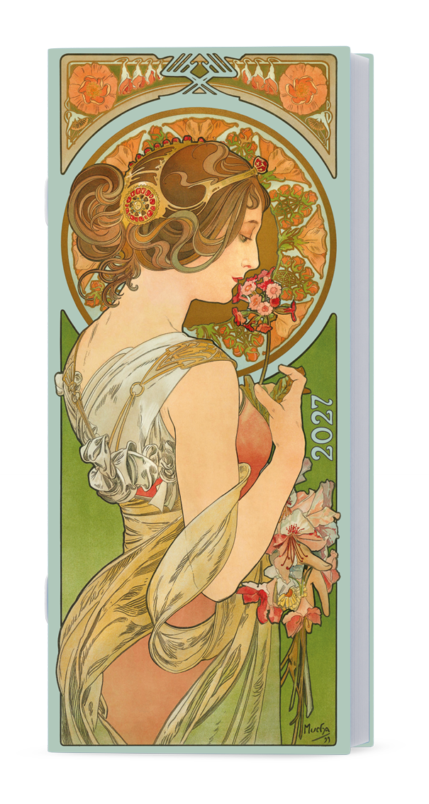 Baloušek Měsíční diář - Božka- Alfons Mucha 2027 - mix