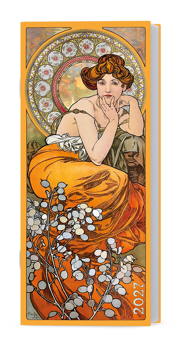 Baloušek Měsíční diář - Božka- Alfons Mucha 2027 - mix