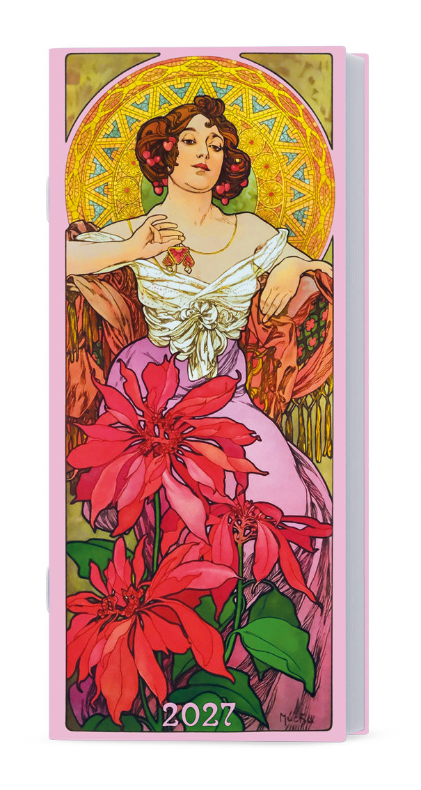 Baloušek Měsíční diář - Božka- Alfons Mucha 2027 - mix
