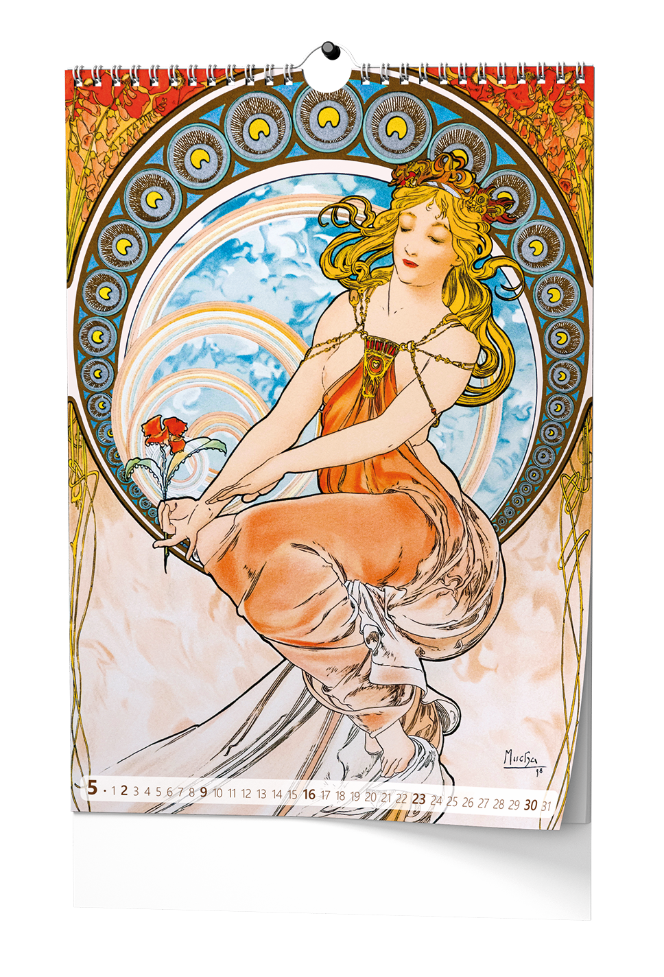 Baloušek Nástěnný kalendář A3 - Alfons Mucha 2027