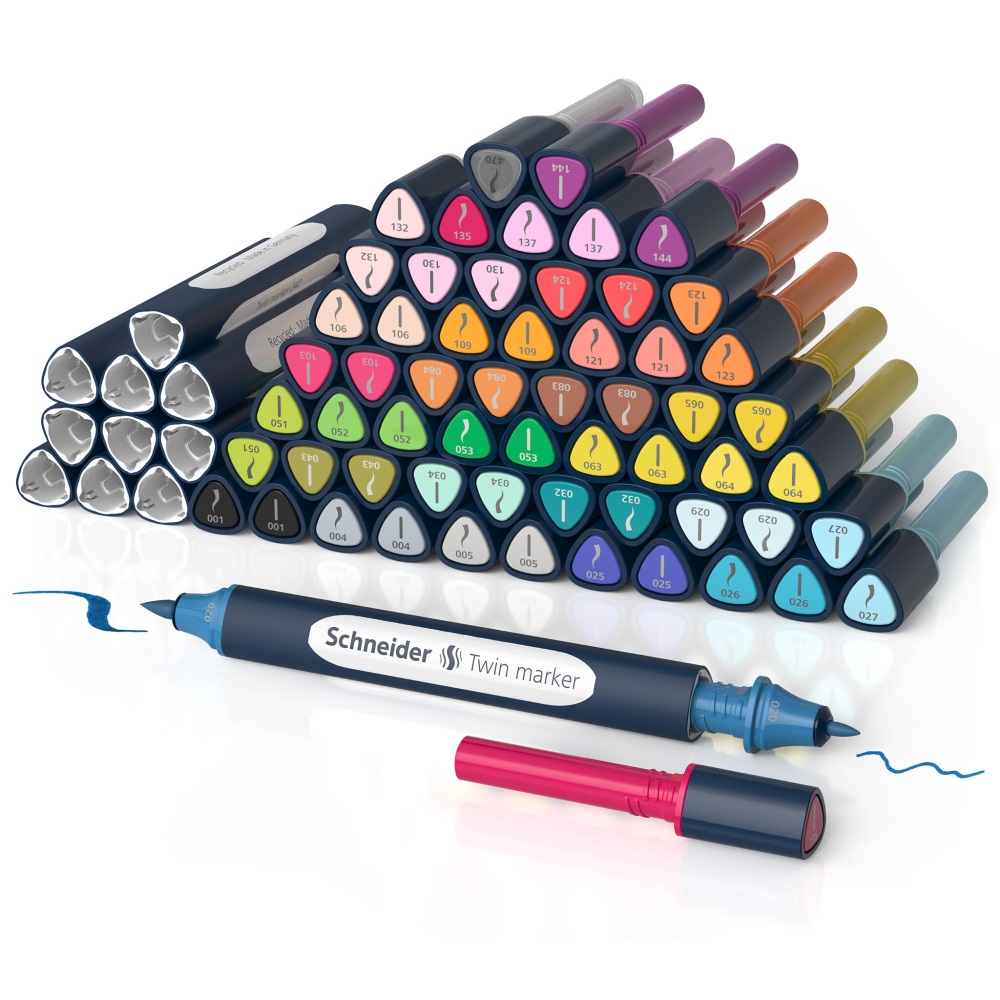 SCHNEIDER Schneider Paint-It 040 Twin marker box 52 ks