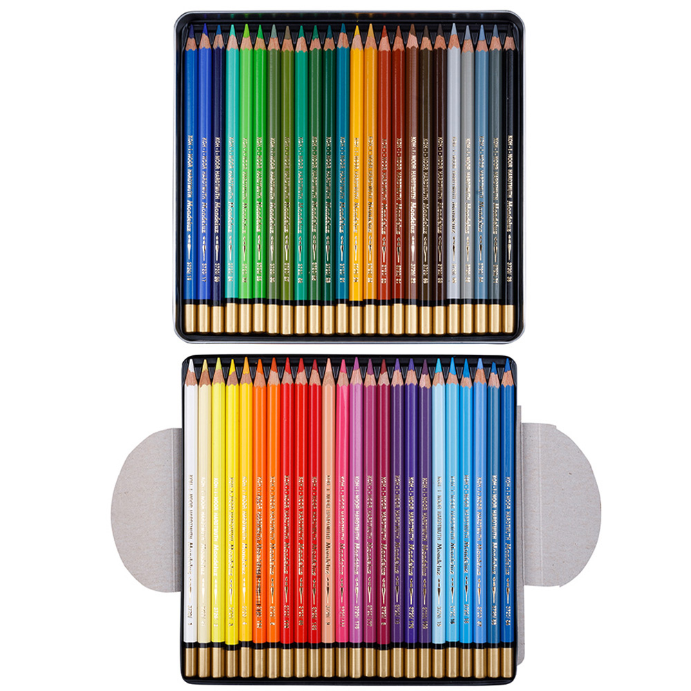 KOH-I-NOOR Pastelky Akvarel v plech. puzdre 48ks