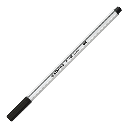 STABILO Fixy se štětcovým hrotem pro různé šířky čar STABILO PEN 68 brush - Arty, sada 18 ks