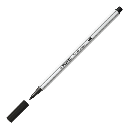 STABILO Fixy se štětcovým hrotem pro různé šířky čar STABILO PEN 68 brush - Arty, sada 18 ks