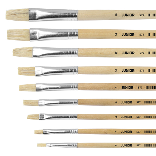 JUNIOR Štětec plochý JUNIOR č. 14" 577 Natural