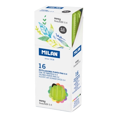 MILAN Liner MILAN Sway Fineliner 0,4 mm, světle zelený