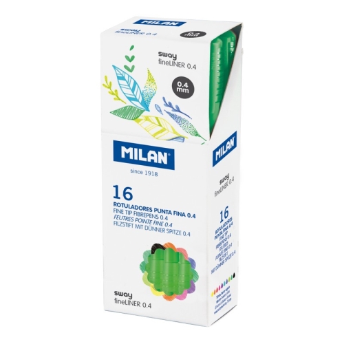 MILAN Liner MILAN Sway Fineliner 0,4 mm, zelený