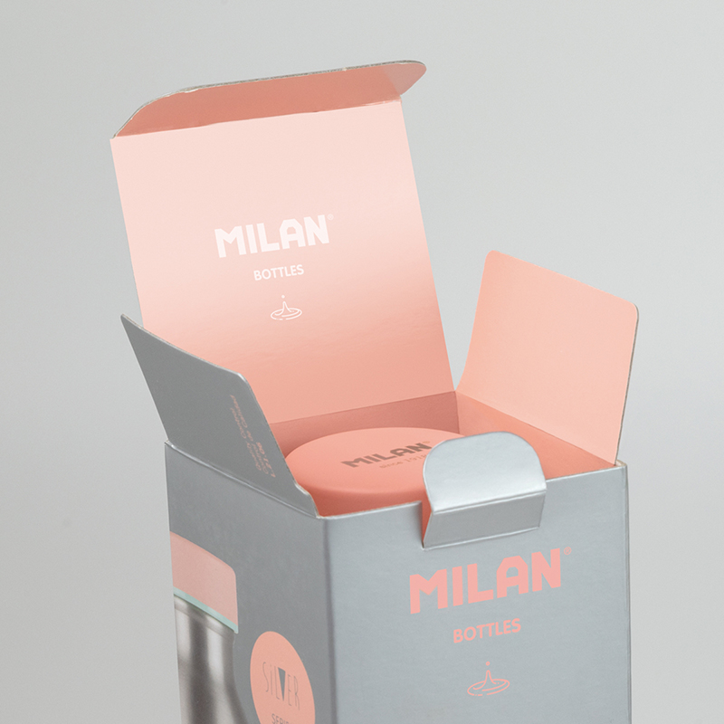 MILAN Termo láhev MILAN Silver, 591ml