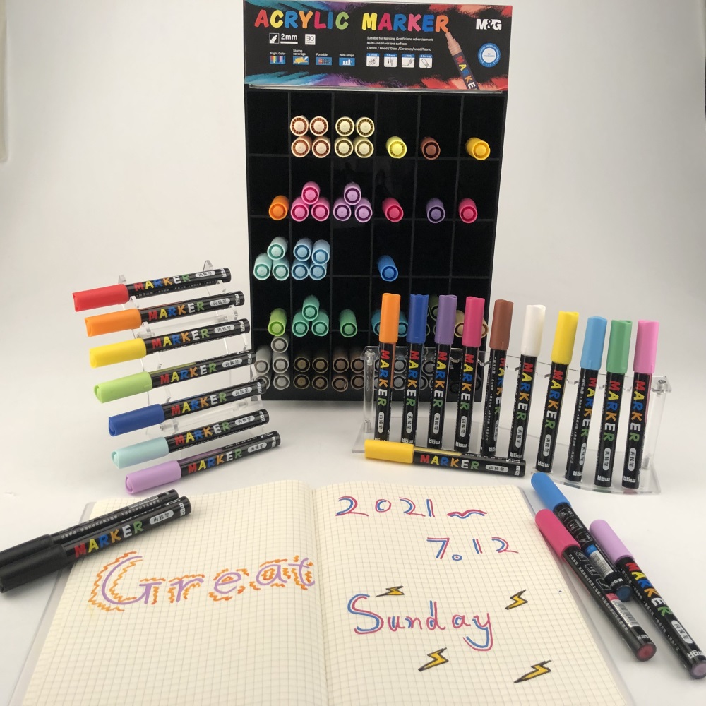 M&G Popisovač akrylový M&G Acrylic Marker 2 mm, Gold S120