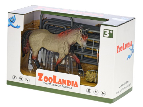  Zoolandia kůň s doplňky 4druhy v krabičce