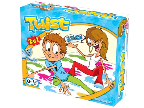 Společenská hra Twist 6+ v krabičce