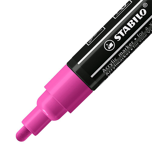 STABILO Akrylový popisovač STABILO FREE Acrylic T300 Kulatý hrot 2-3 mm - Candy, sada 5 ks