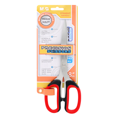 M&G Nůžky Office Precision Premium M&G 8,25"/21 cm Soft Grip (mix /cena 1ks)