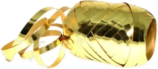 Stuha v klubíčku 5 mm/10 m lesk stříbrná/zlatá