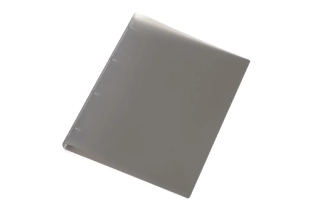 Pořadač kroužkový PP (4 - kroužkový) A4, transparent kouřový