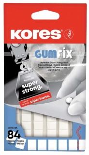 KORES GUMFIX Lepicí guma 50g , 84 čtverečků Super Strong