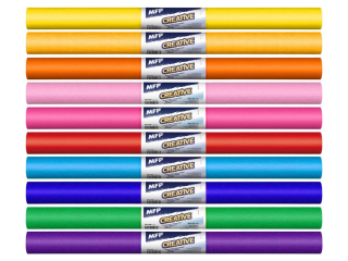 Krepový papír Krepový papír role 50x200cm mix spectrum 10barev