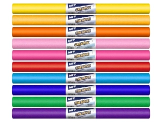 Krepový papír Krepový papír role 50x200cm mix spectrum 10barev