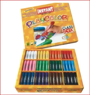 Playcolor tempera tuhá 144ks á 10g mix barev