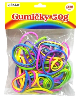 Gumička silná NEON 3mm / průměr 38mm 50g PK
