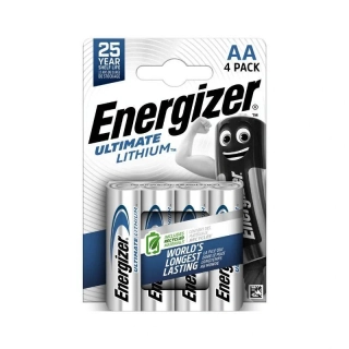ENERGIZER Baterie LITHIUM ULTIMATE AA tužkové, 4 ks